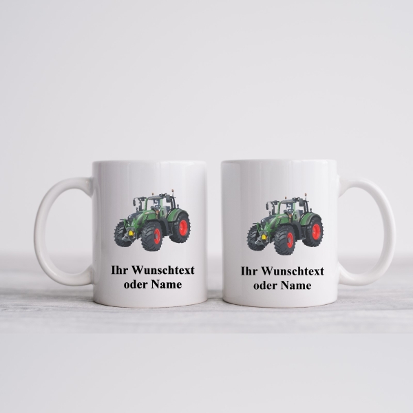 Tasse mit Traktor Fendt